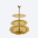 Brass 3-Tier Pastry Stand