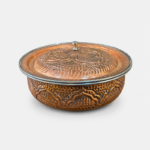 Copper/Brass Engraved serving handi - Image 2
